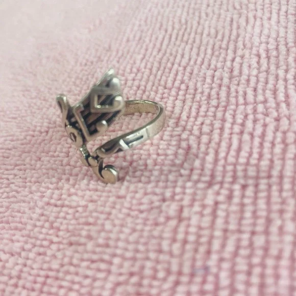 Silver Music Note Ring - Picture 3 of 8